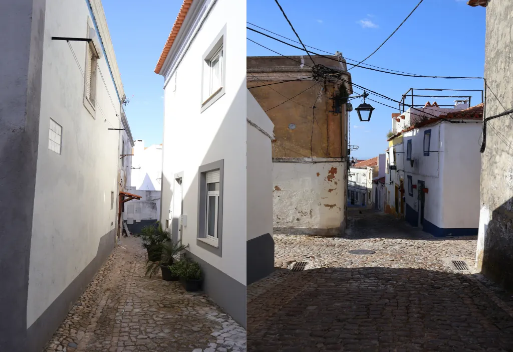medieval streets Palmela